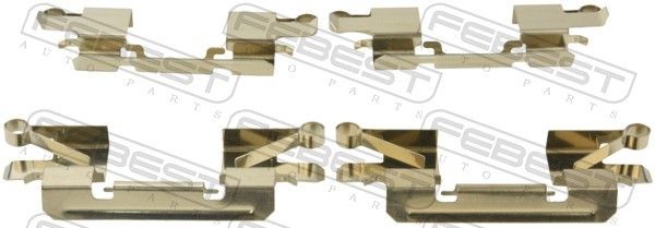 FEBEST 0403-KH9WF Lisakomplekt, ketaspiduriklotsid L 200 2.5 DI-D (KA4T) 181 HP Diisel 2015