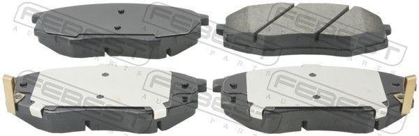 FEBEST Brake pad set Article number: 1201-IX35F cheaply