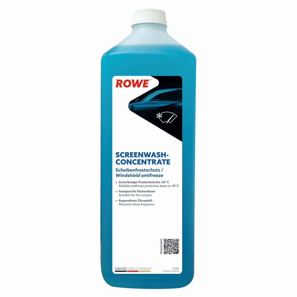ROWE Vinter sprinklervæske HIGHTEC, SCREENWASH, CONCENTRATE Varenummer: 21104-0010-99 billige