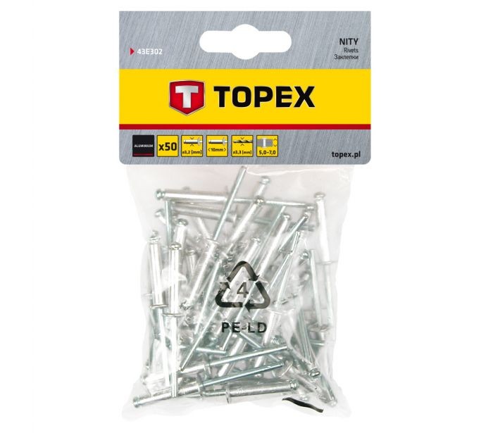 TOPEX 43E302 Rivet SUPRA 3.0 (DB01, DB02, DB03) 387 PS Petrol
