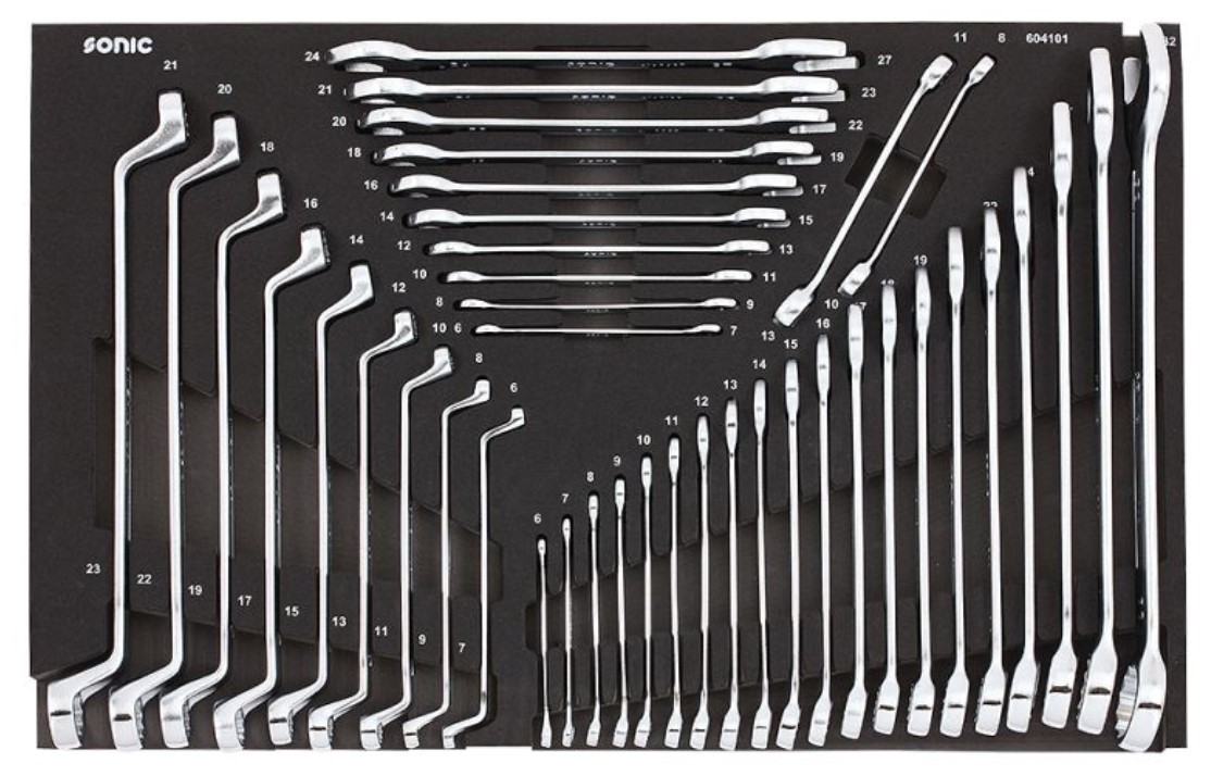 SONIC Spanner Set, ring / open ended Article number: 604101 cheaply