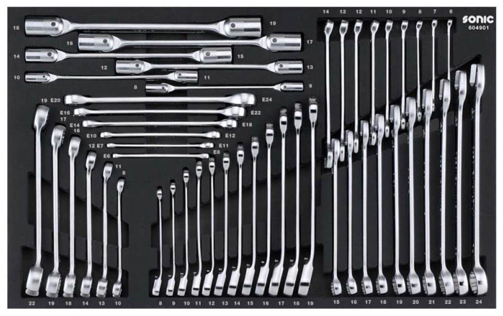 SONIC Spanner Set, ring / open ended Article number: 604901 cheaply