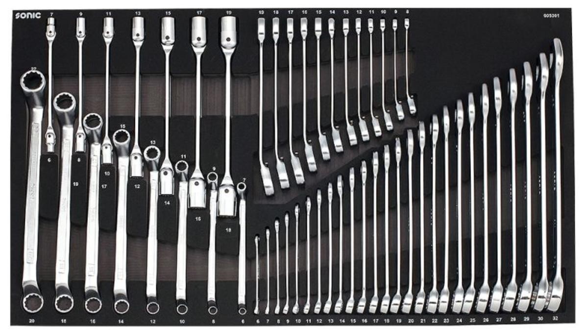 SONIC Spanner Set, ring / open ended Article number: 605301 cheaply