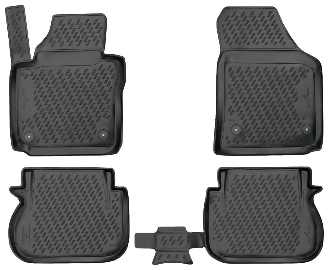 WALSER 75056 Floor mats CADDY 1.4 TSI 125 PS Petrol