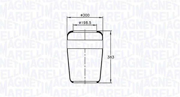MAGNETI MARELLI Lõõts,õhkvedrustus Artikli number: 030607020015 soodsalt