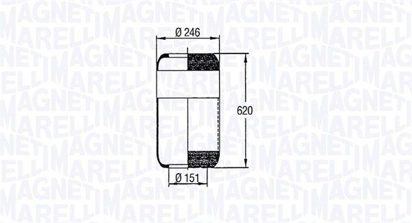 MAGNETI MARELLI Lõõts,õhkvedrustus Artikli number: 030607020049 soodsalt
