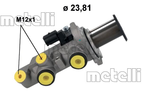 METELLI Peapiduri silinder Artikli number: 05-1250 soodsalt