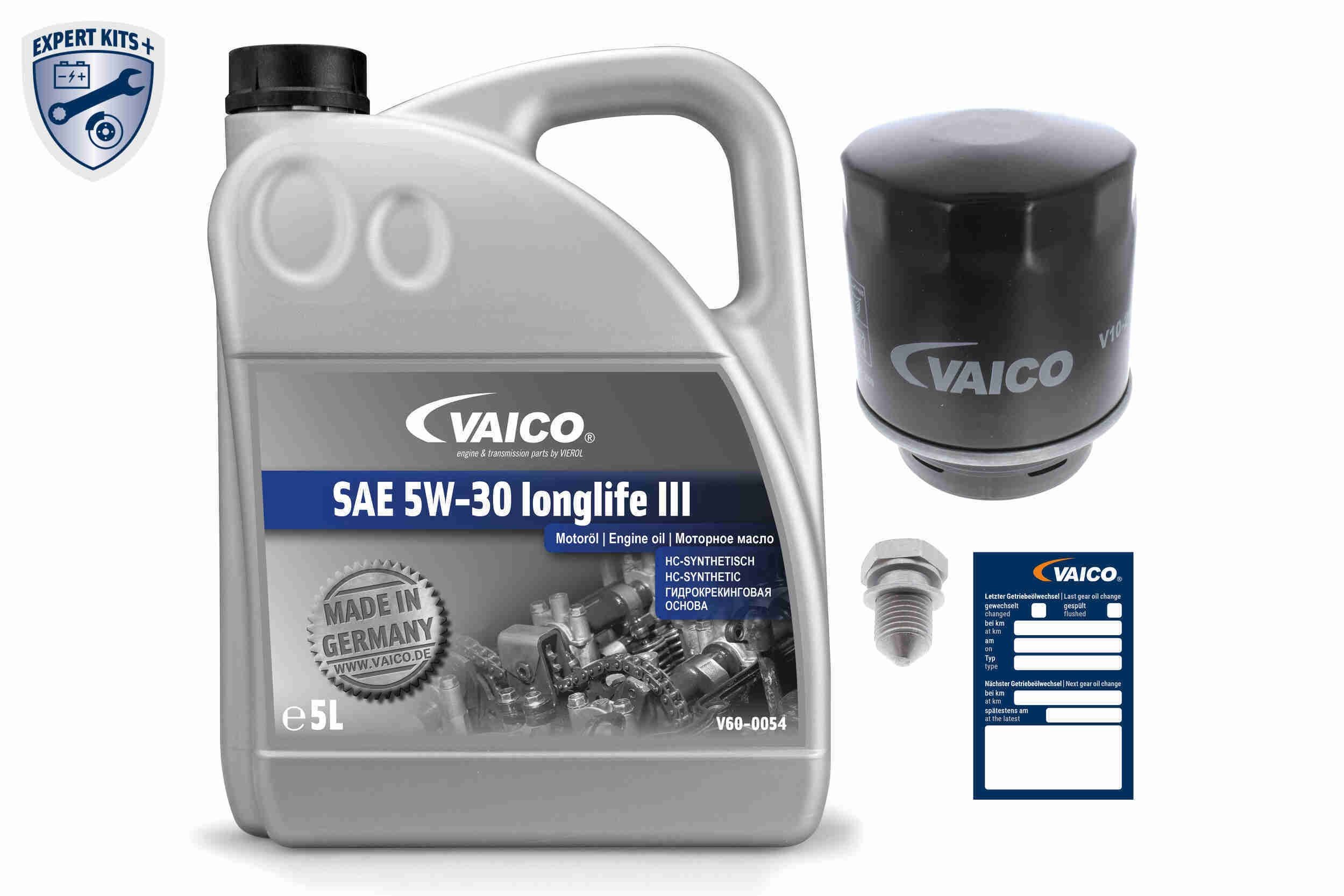 VAICO V60-3008 Osade komplekt, inspektsioon GOLF 1.4 TSI 160 HP Bensiin 2009