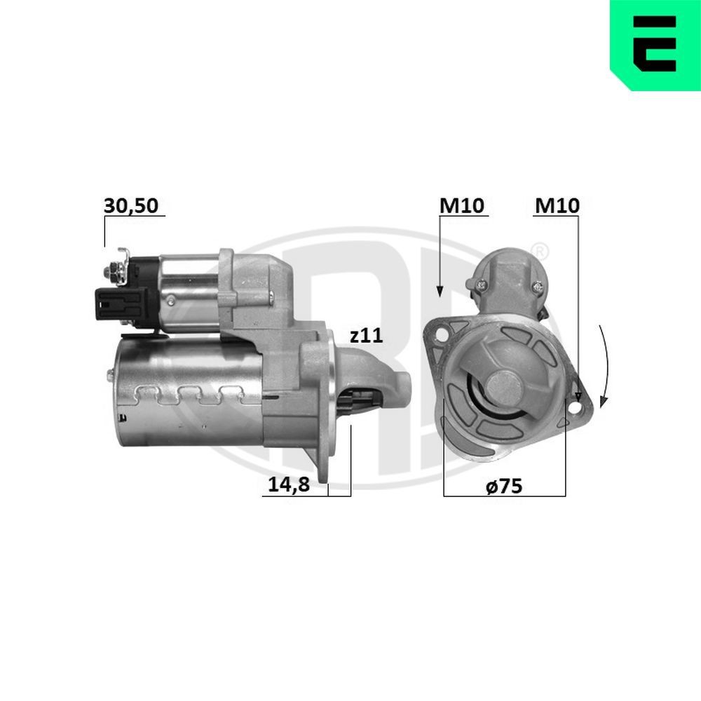 ERA Starter motor Article number: 221050A cheaply