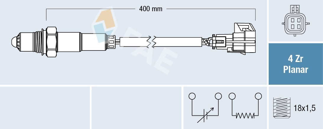 FAE Lambda sensor Article number: 77778 cheaply
