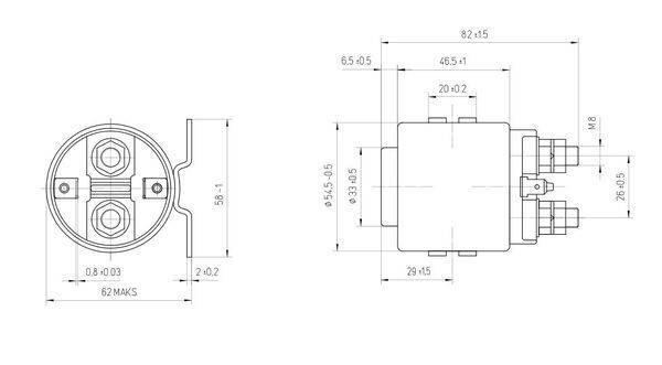 MAHLE ORIGINAL Switch Article number: MX 25 cheaply