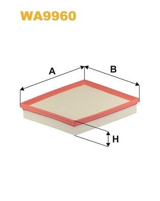 WIX FILTERS Air filter Article number: WA9960 cheaply