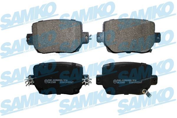 SAMKO Brake pad set Article number: 5SP2267 cheaply