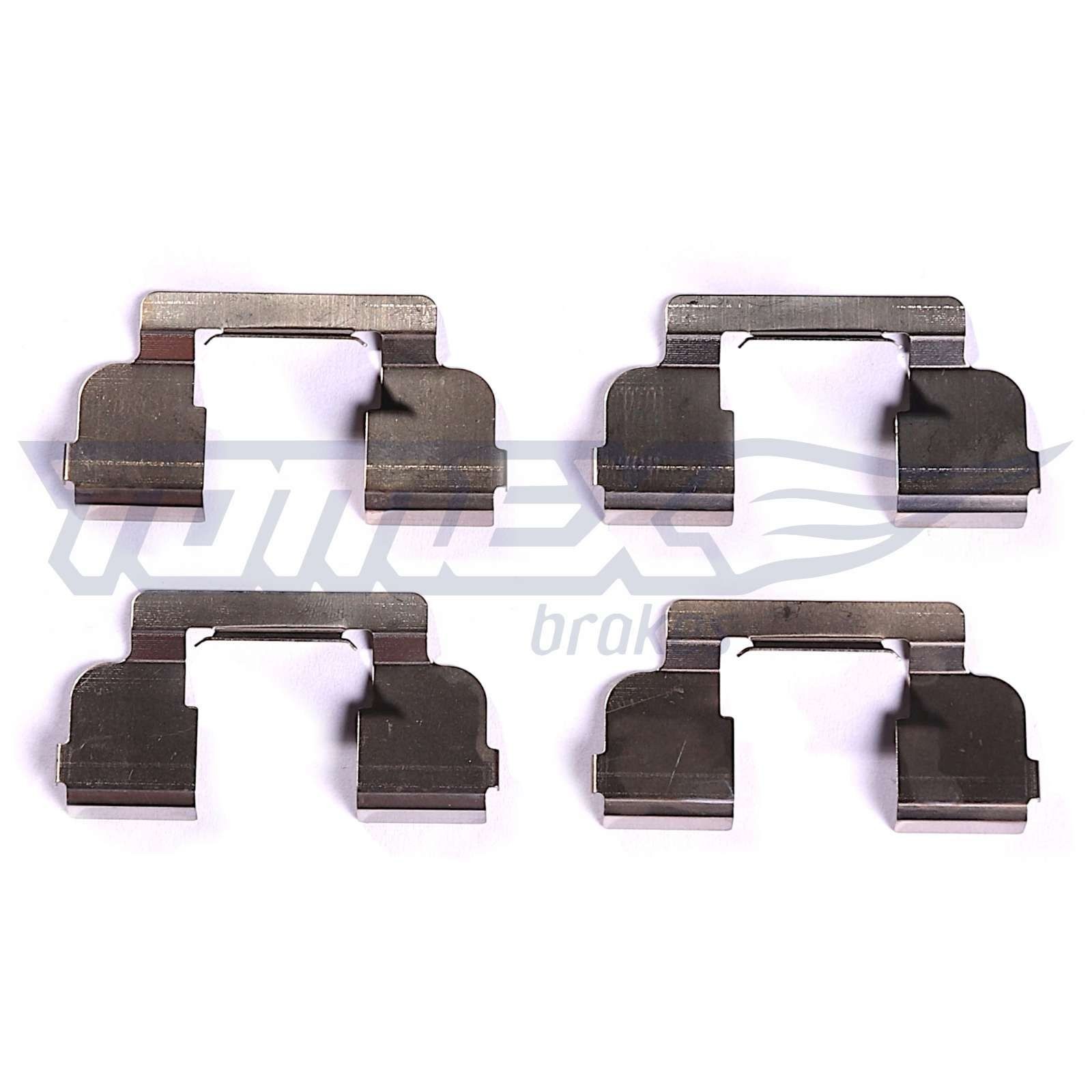 TOMEX brakes TX 43-58 Lisakomplekt, ketaspiduriklotsid TWINGO 1.2 16V 75 HP Bensiin 2012