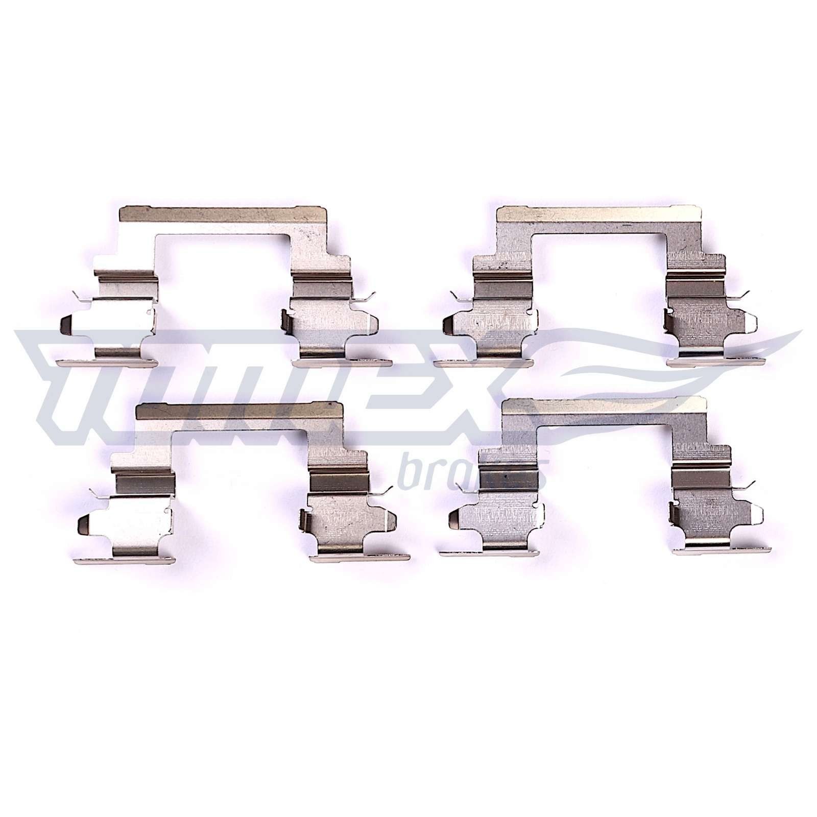 TOMEX brakes TX 43-74 Monteringssæt til bremseklodser LANCER 1.8 Mivec 150 HK Benzin