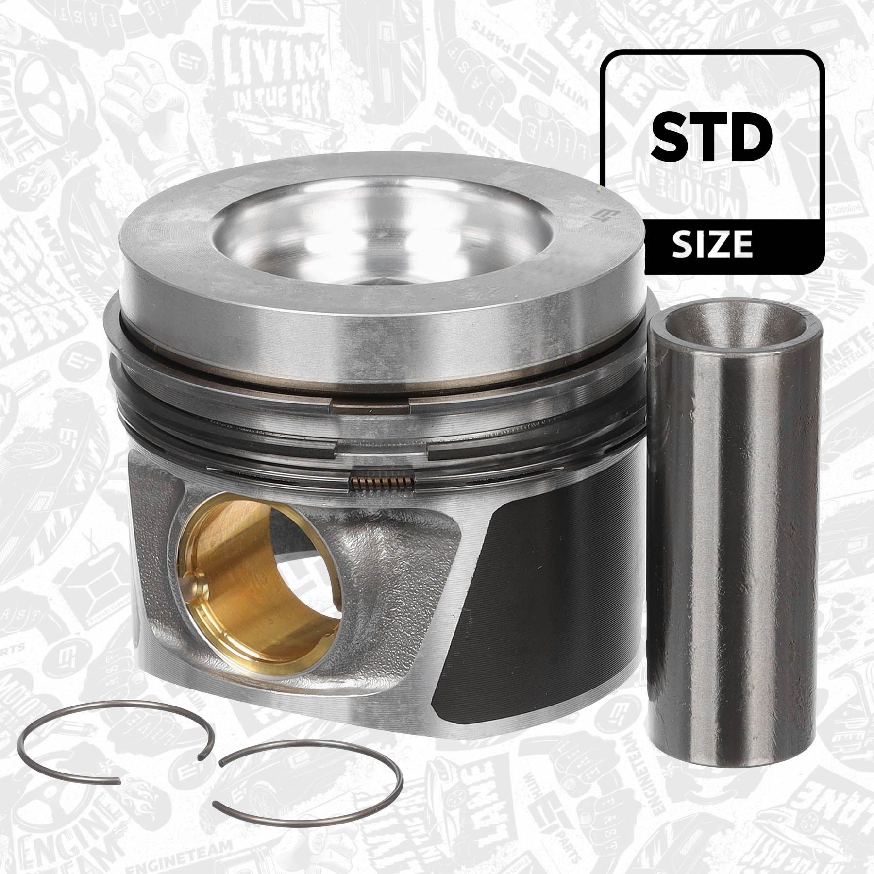 ET ENGINETEAM Piston Article number: PM011600 cheaply