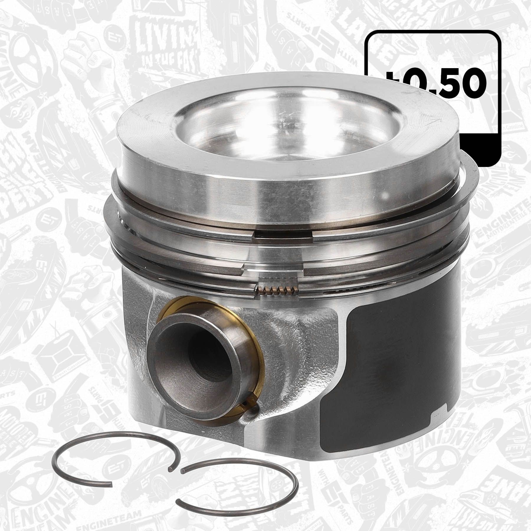 ET ENGINETEAM Piston Article number: PM012250 cheaply