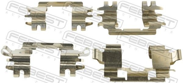 FEBEST 0303-EUF-KIT Accessory Kit, disc brake pads INTEGRA 1.8 VTEC (DB8) 180 PS Petrol 2001