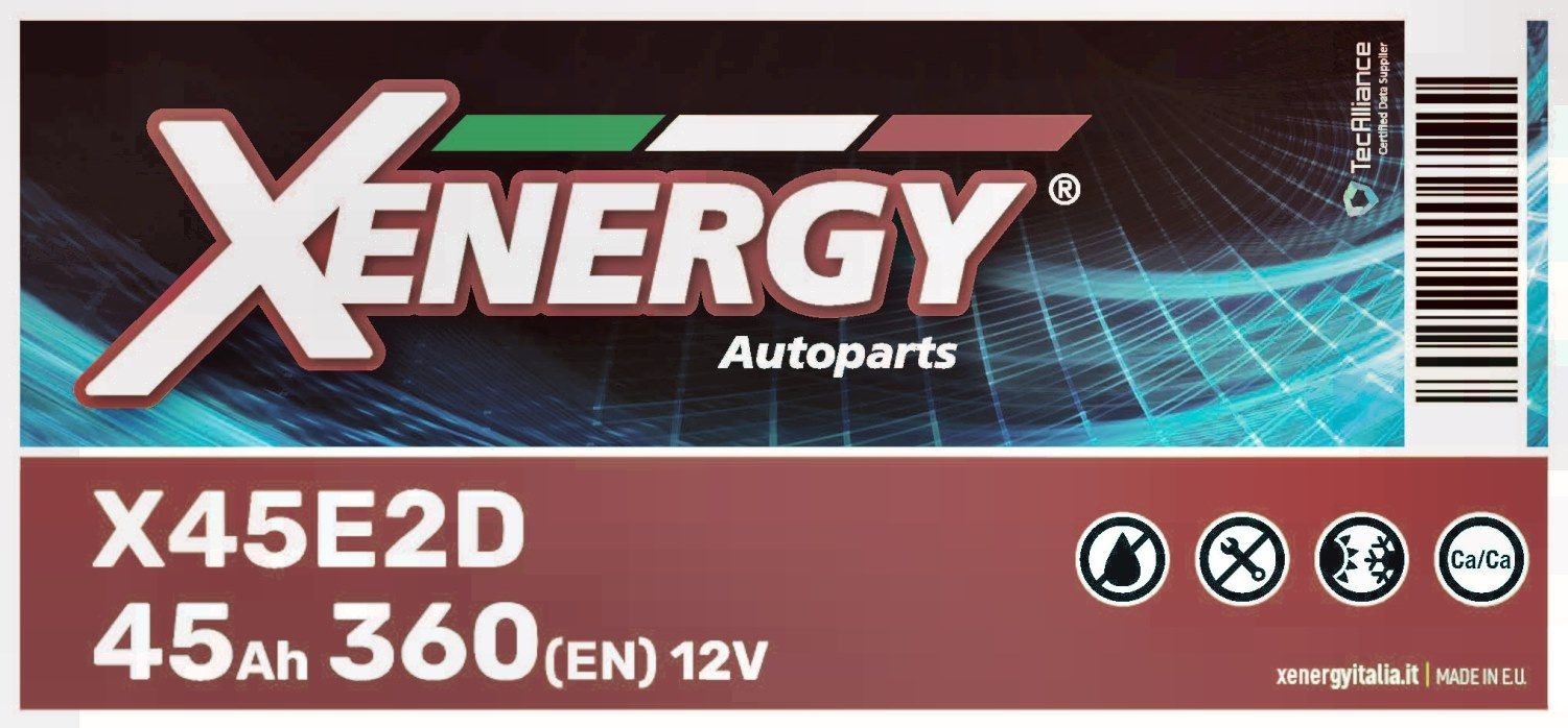 AP XENERGY Starterbatteri Varenummer: X45E2D billige