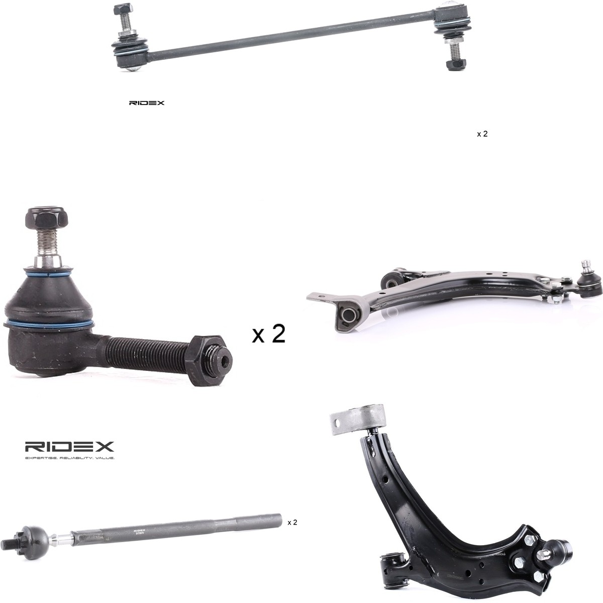 RIDEX 772S1191 Remondikomplekt,õõtshoob PARTNER 1.9 D 69 HP Diisel 2013