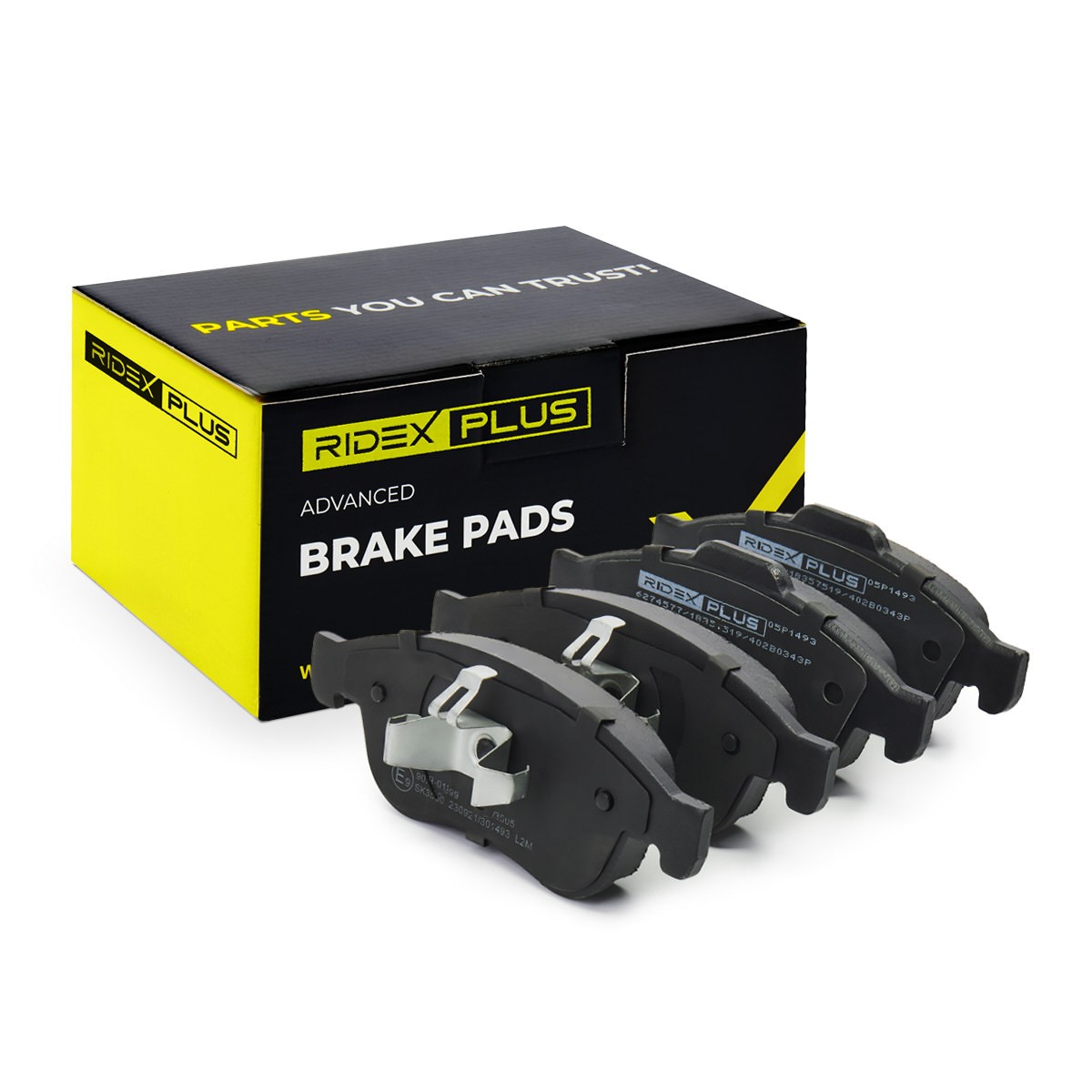 RIDEX PLUS Brake pad set Article number: 402B0343P cheaply