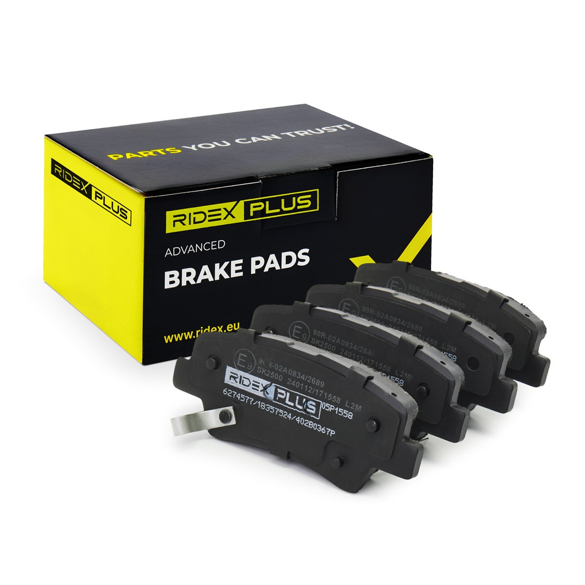 RIDEX PLUS Bremseklodser Varenummer: 402B0367P billige