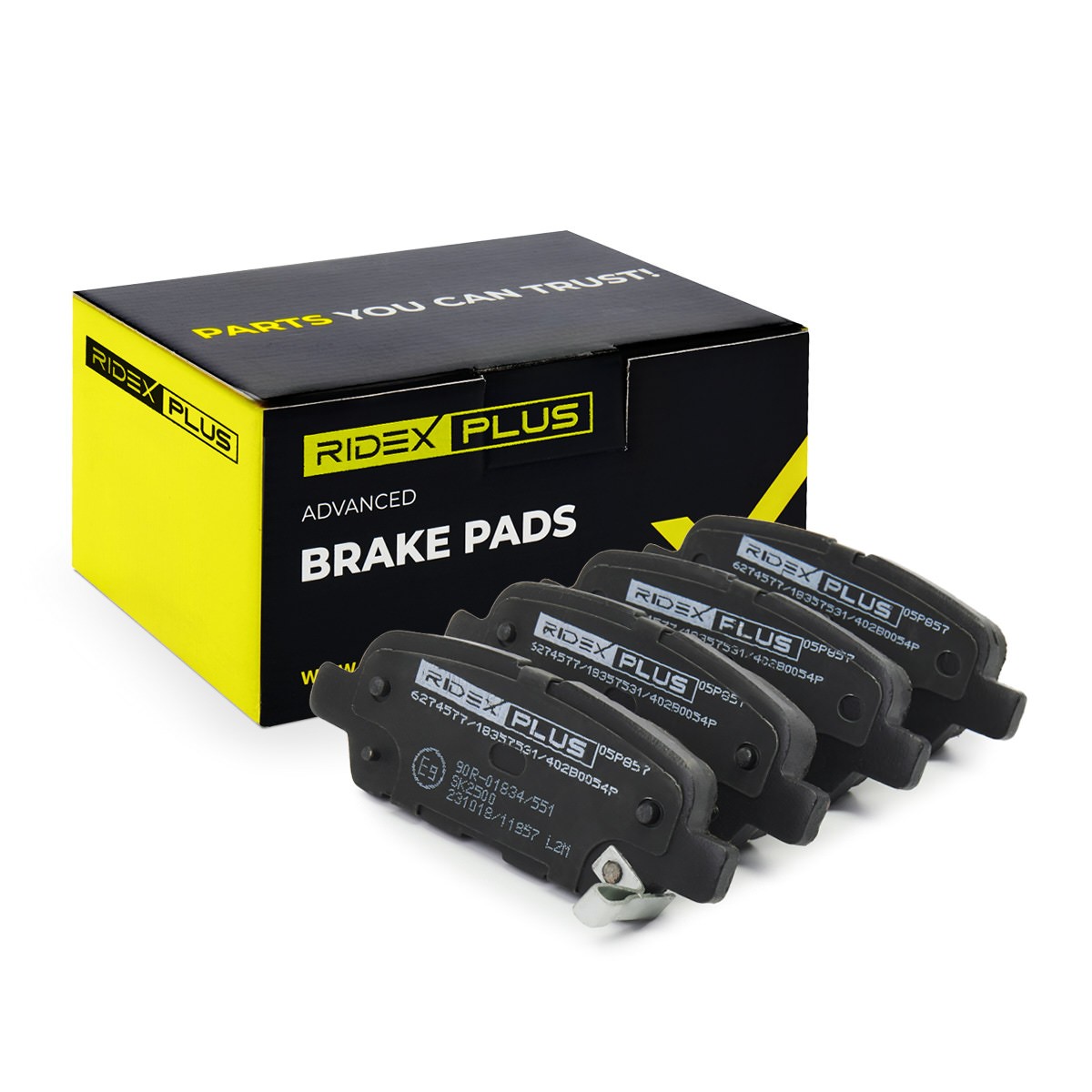RIDEX PLUS Brake pad set Article number: 402B0054P cheaply