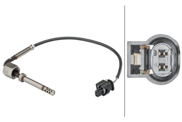 HELLA Sensor, exhaust gas temperature Article number: 6PT 358 181-471 cheaply