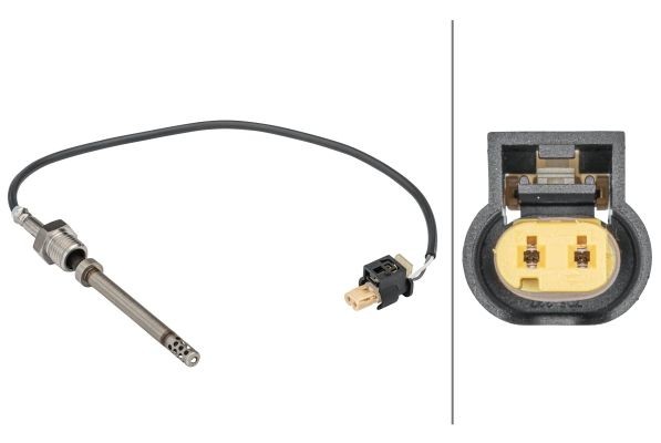 HELLA Sensor, exhaust gas temperature Article number: 6PT 358 181-481 cheaply