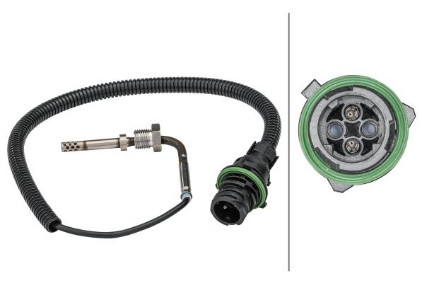 HELLA Sensor, exhaust gas temperature Article number: 6PT 358 181-581 cheaply