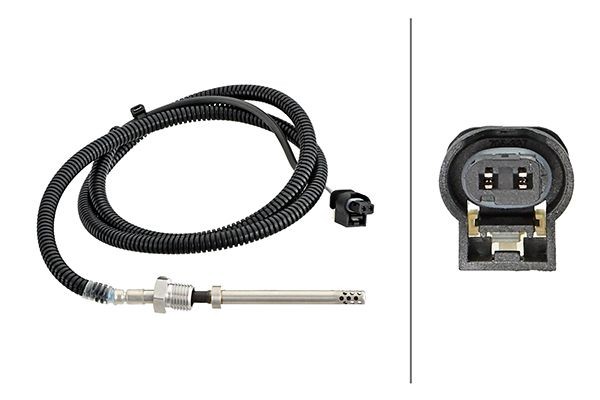 HELLA Sensor, exhaust gas temperature Article number: 6PT 358 181-731 cheaply