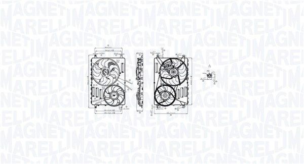 MAGNETI MARELLI Engine radiator Article number: 350213707003 cheaply