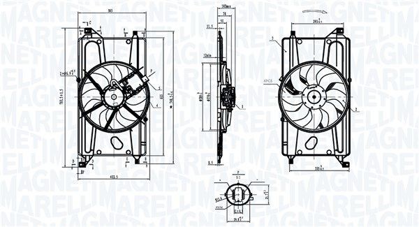 MAGNETI MARELLI Engine radiator Article number: 350213829003 cheaply