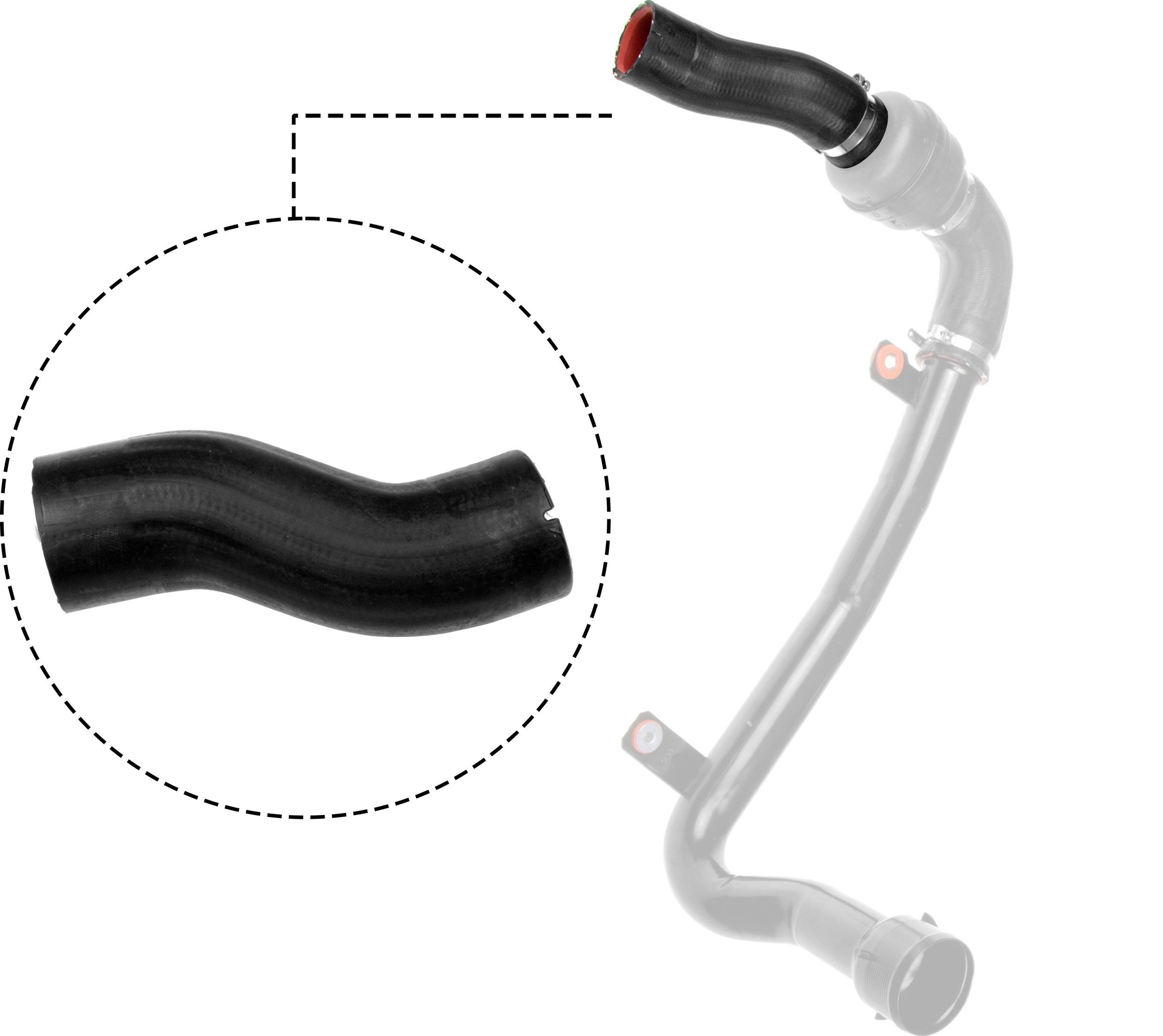 GATES Charger intake hose Article number: 09-1472 cheaply
