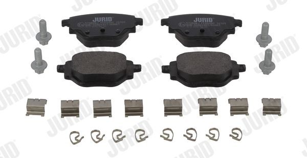 JURID Brake pad set Article number: 573898J cheaply