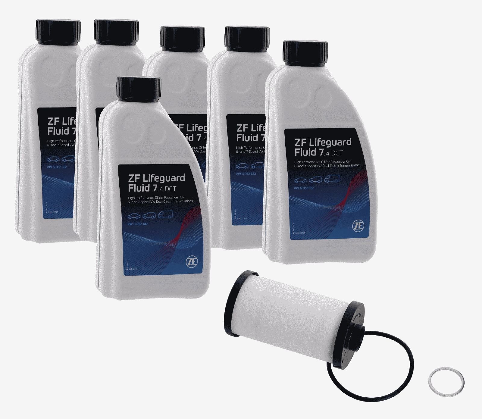 ZF GETRIEBE 5961.308.601 Sæt til olieskift automatgearkasse CADDY 2.0 TDI 4motion 140 HK Diesel