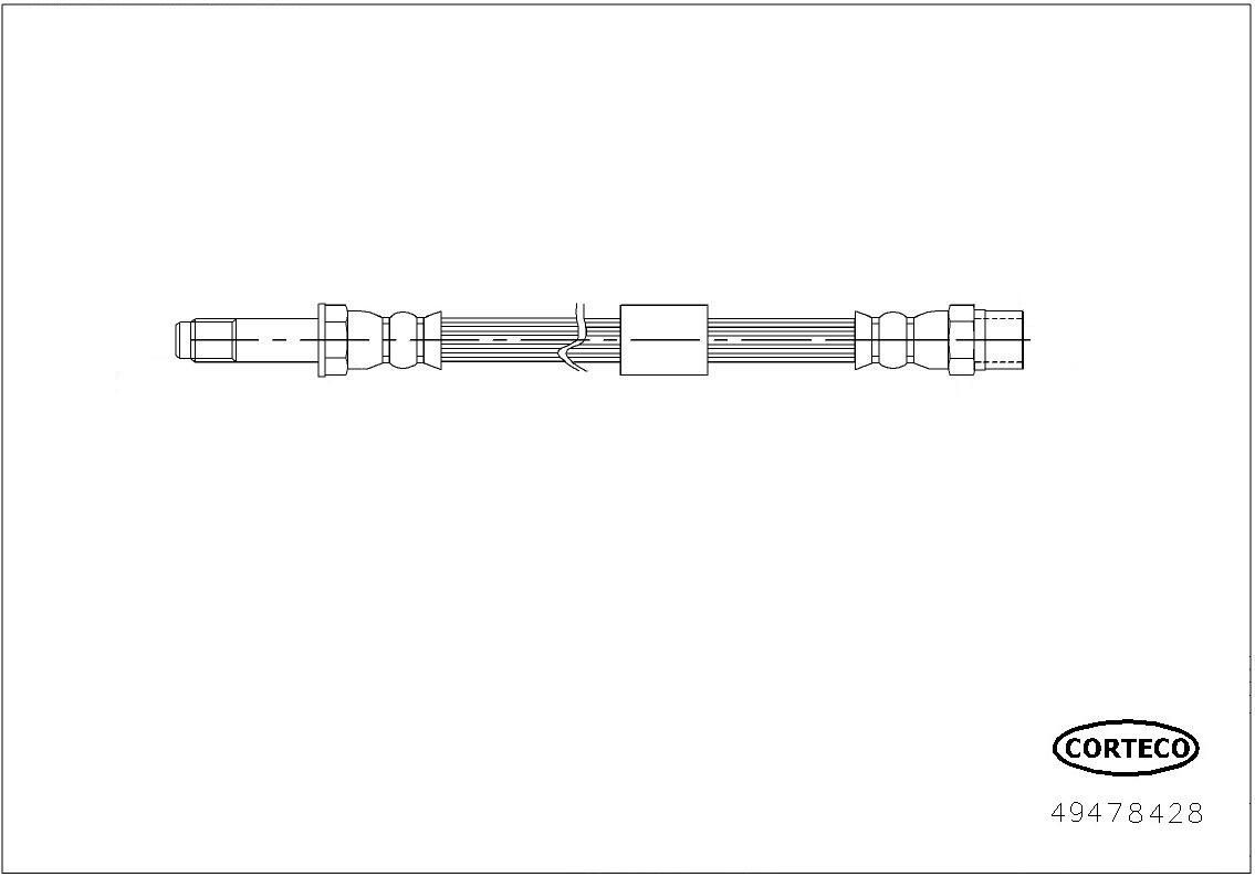 CORTECO Brake hose Article number: 49478428 cheaply