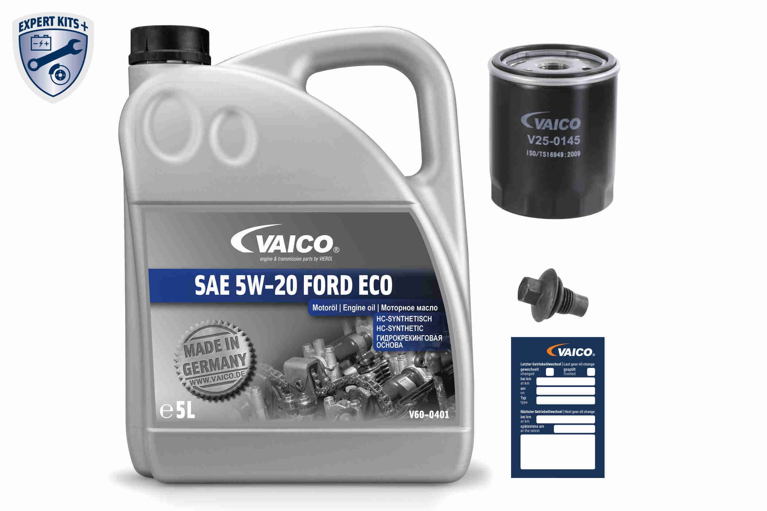 VAICO V60-3018 Osade komplekt, inspektsioon C-MAX 1.8 Flexifuel 125 HP Bensiin/etanool 2010