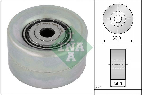 INA Deflection / Guide Pulley, v-ribbed belt Article number: 532 0921 10 cheaply