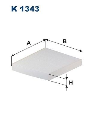 FILTRON Pollen filter Article number: K 1343 cheaply