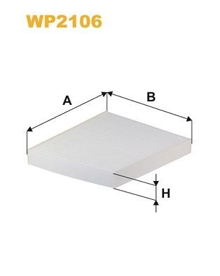 WIX FILTERS Pollen filter Article number: WP2106 cheaply