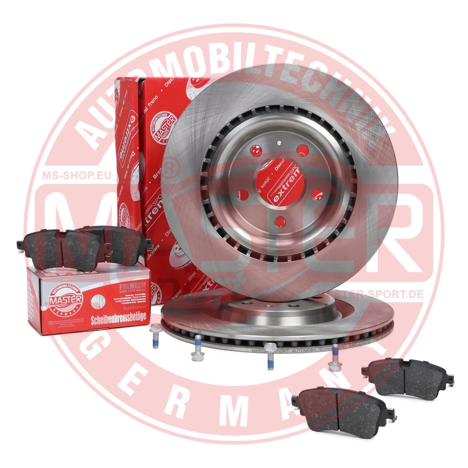 MASTER-SPORT Brake discs and pads set Article number: 202202721 cheaply