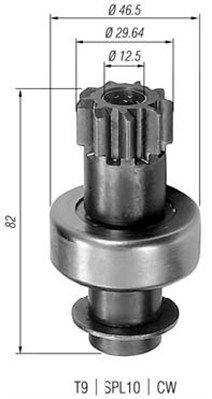 MAGNETI MARELLI Hammastrummel, starter Artikli number: 940113020035 soodsalt