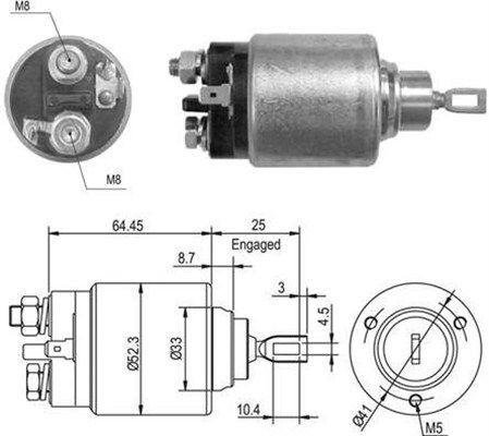 MAGNETI MARELLI Starter solenoid Article number: 940113050012 cheaply