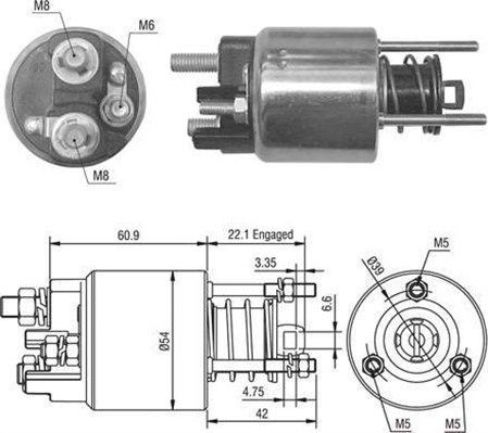 MAGNETI MARELLI Starter solenoid Article number: 940113050016 cheaply