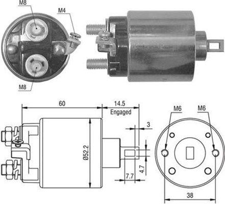 MAGNETI MARELLI Starter solenoid Article number: 940113050022 cheaply