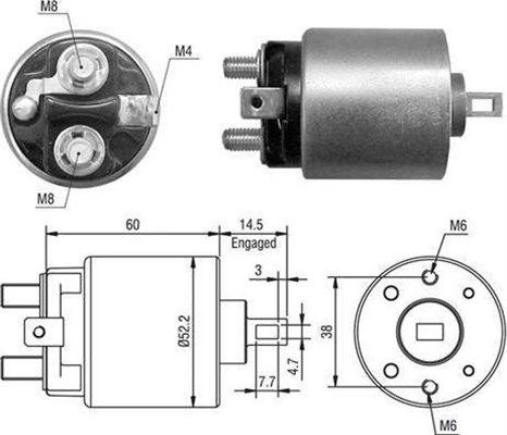 MAGNETI MARELLI Starter solenoid Article number: 940113050023 cheaply