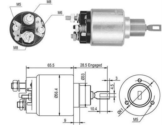 MAGNETI MARELLI Starter solenoid Article number: 940113050048 cheaply