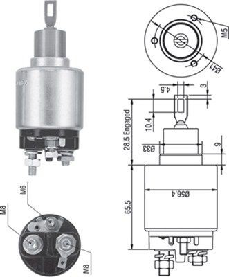 MAGNETI MARELLI Starter solenoid Article number: 940113050271 cheaply