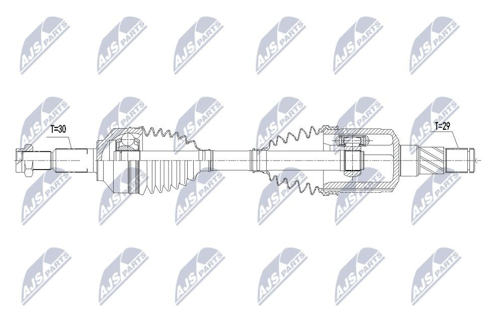 NTY Drive shaft Article number: NPW-CH-114 cheaply